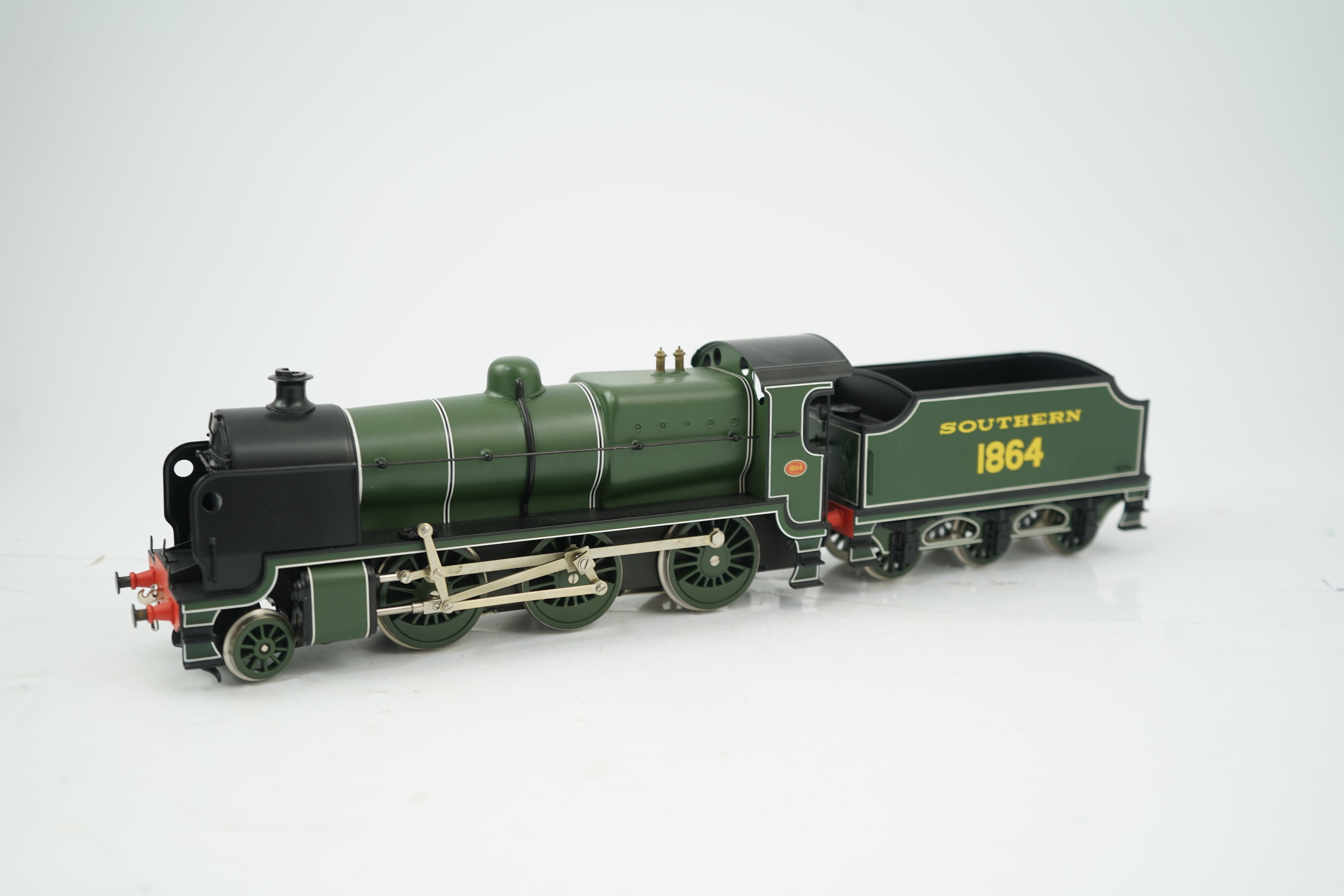 An O Gauge Corgi for Bassett Lowke coarse scale model of Southern Railway N Class, 1864, 2-6-0 locomotive, for three rail operation, with original box.